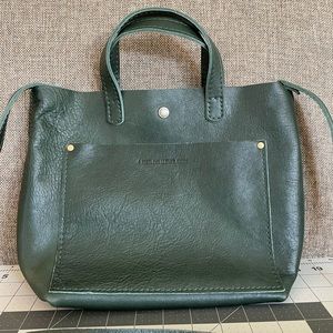 Portland Leather Goods Mini Crossbody - Forest Green